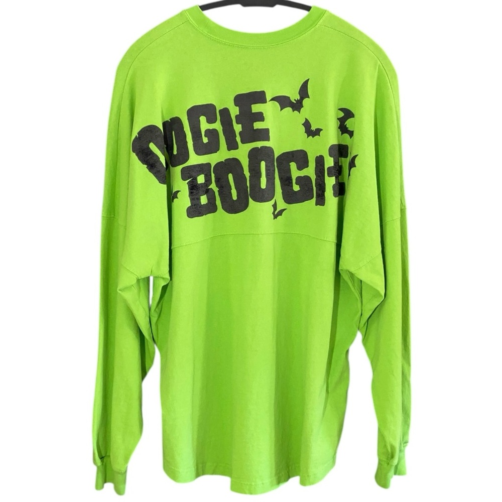 Disney Oogie Boogie Spirit Jersey L Neon Green Nightmare Before Christmas 2020 - Picture 2 of 6